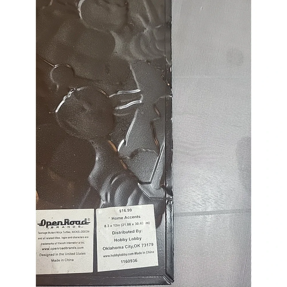 2015‎ TMNT Metal Sign - 8.3x12 in